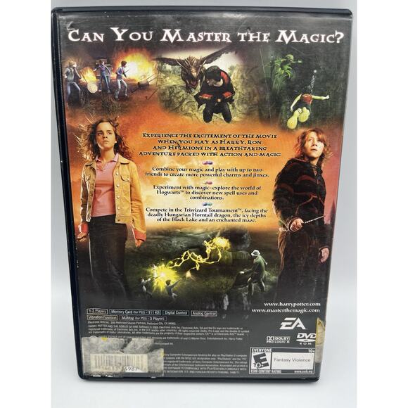 Harry Potter And The Goblet Of Fire (PlayStation 2 PS2) Complete CIB. Tested - Picture 3 of 8